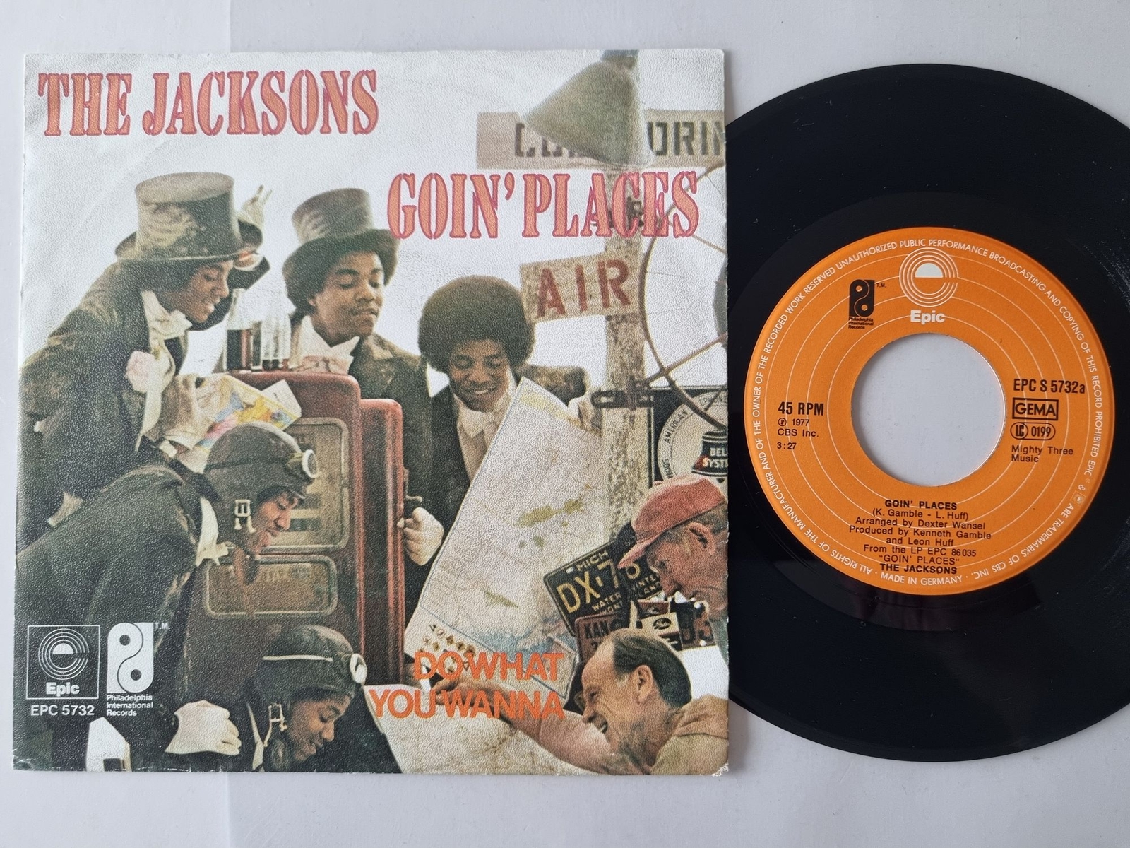 The Jacksons/ Michael Jackson - Goin' Places 7'' Vinyl Germany