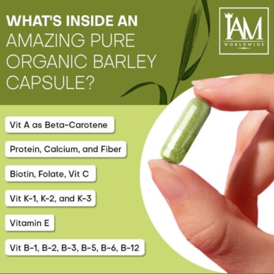 Amazing Pure Organic Barley Capsule(new Packaging) | eBay