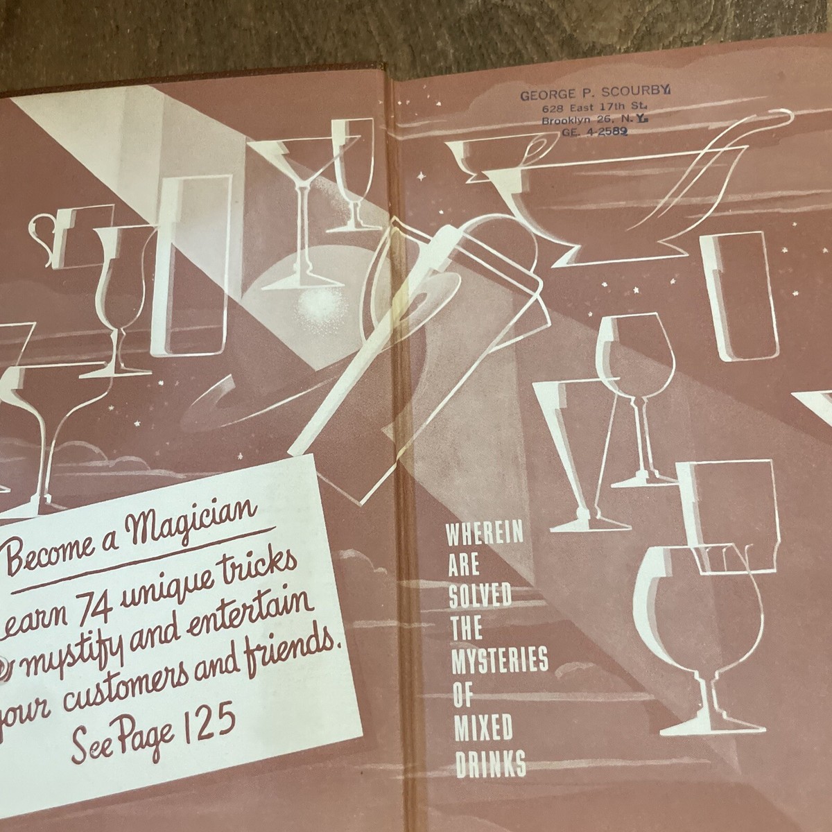 Old Mr. Boston DeLuxe Official Bartender's Guide HC 1957 14th