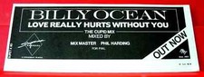 Billy Ocean Love Really Hurts Without You ORIG 1986 Press/Mag ADVERT 8.5