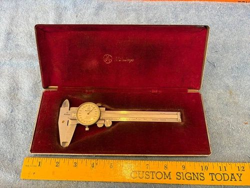 Mitutoyo 505-626 Machinist Dial Caliper  .001"