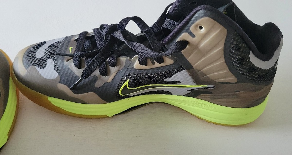 Nike Lunar Hypergamer Grey Camo Neon 2011 Size 8.5 469756  display picture 1