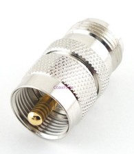 UHF Male to N Female Coax Adapter Connector - USA Ham Radio Seller