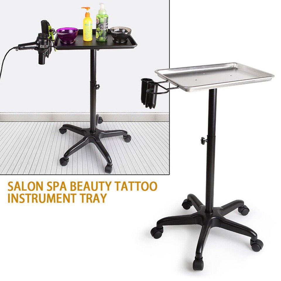 Salon Tattoo Work Rack Tray Mobile Workstation Tattoo Service Trolley ...