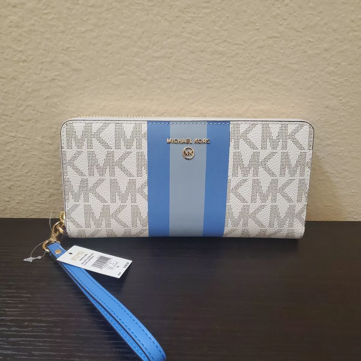 Michael kors best sale center stripe wallet
