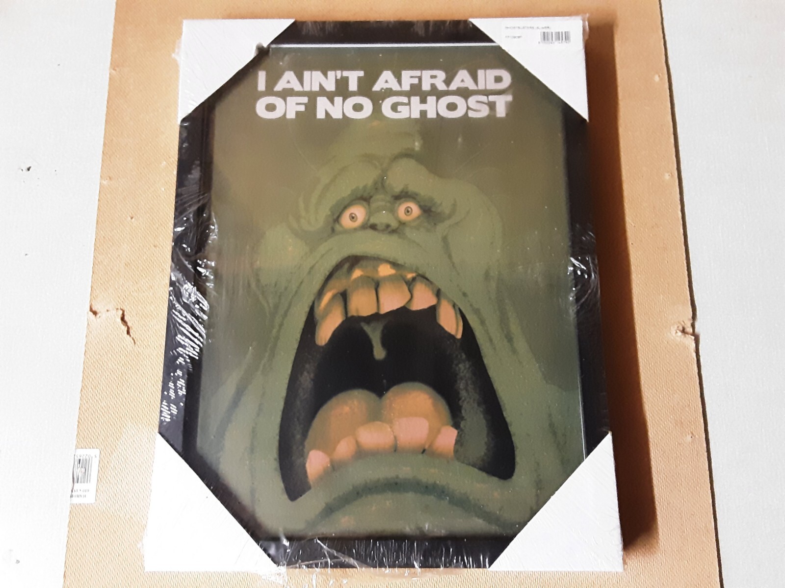 Ghostbusters Slimer Framed Print. Officially Licensed. RARE With Imperfection