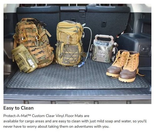 2 Row 4 Pc Clear Protect-A-Mat Custom Floor Mats for BMW 3 Series - Made in USA - Picture 13 of 24