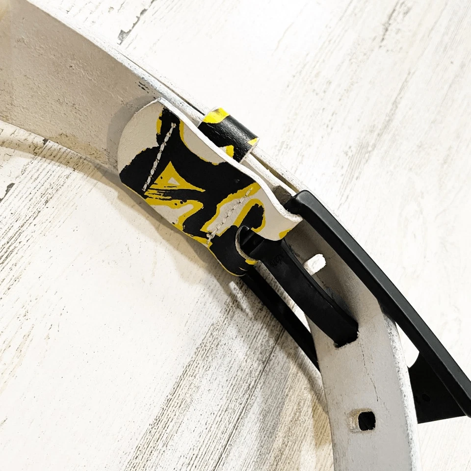 Cinturón de Cuero Y2K MISS SIXTY Novedad con Hebilla de Logo Hecho en Italia Talla S Foto 3 de 3