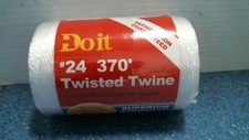 Do It Best  24  370 FT. Twisted Twine White  301667  FS