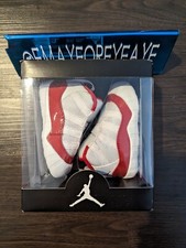 Nike Jordan 11 XI aj11 Crib Bootie White Cherry CI6165 116 3C 3 C