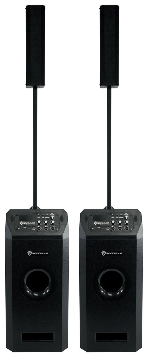 2) Rockville HOME ARRAY 100 Speaker/Subwoofer Systems w/Bluetooth+