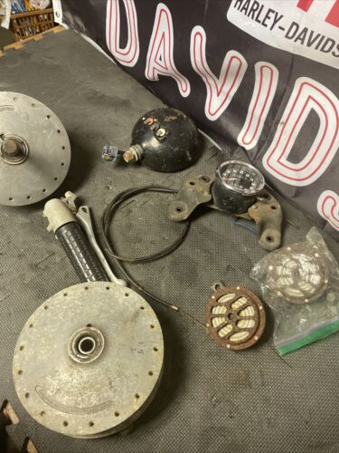 HARLEY AERMACCHI SX250 Sx350 Sx175 SPEEDOMETER Drum Brake Hub Throttle Headlight - Bild 15 von 15