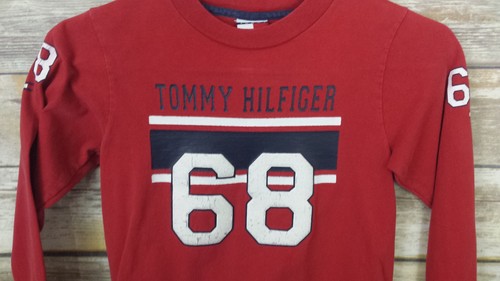 Tommy Hilfiger Años 90 TOMMY JEANS Manga Larga Deletrear 68 Jersey Camisa Talla Juvenil 6 - Imagen 3 de 5