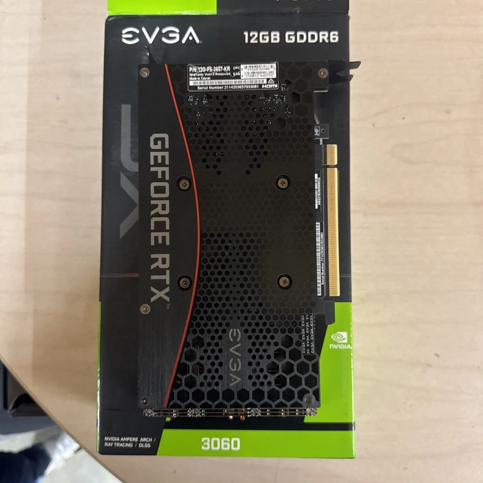 EVGA NVIDIA GeForce RTX 3060 XC 12GB GDDR6 Graphics Card (12G-P5-3657-KB) - Image 4 of 4