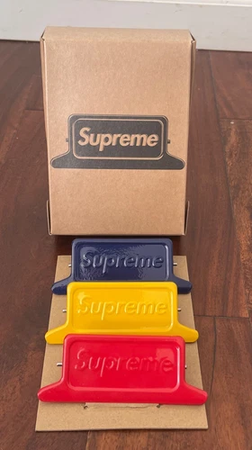 Supreme Dulton Petits Clips SS23 Multicolore (Lot de 3) ; NEUF