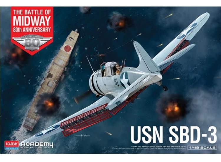 Academy 12345 1/48 USN SBD-3 The Battle of Midway