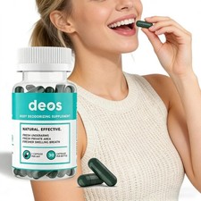 1-5 Bottles DEOS Internal Deodorant Supplement  Full Body Deodorizer 30 Capsules