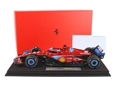 FERRARI SF-24 #16 LECLERC 3RD PLACE F1 MIAMI GP (2024) 1/18 BY BBR BBR241816BDIE