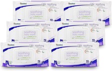 6 Pack 432 Total , 72 ct, Soothing Baby Calming Wipes