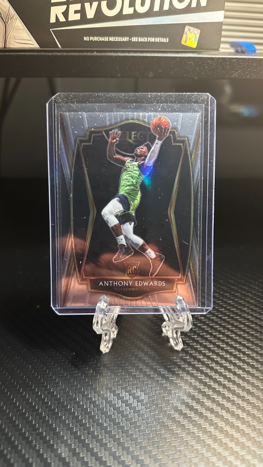 ANTHONY EDWARDS 2020/21 PANINI SELECT #169 RC ROOKIE CARD TIMBERWOLVES MINT