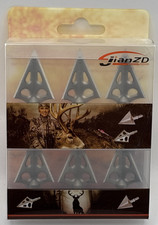 6 PCs Hunting X5 Broadheads Integral Forming 100 Gr Archery Tough Steel Tips NEW