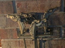Vintage French Neoclassical Brass Horse Head ...