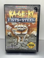 Ka-Ge-Ki Fists of Steel- Sega Genesis - CIB Tested & Working