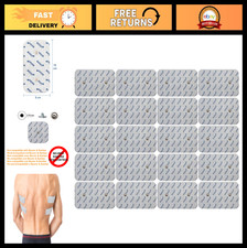 Set of 20 TENS Unit Electrode Pads 4x2" - Compatible with Muscle Stimulators T
