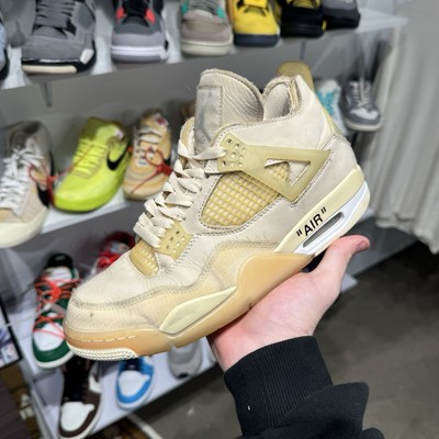 Jordan 4 Off White Muslin Sail Size 9.5W