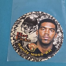 1998 King B Discs RC #24 Randy Moss Minnesota Vikings FOOTBALL Card A9