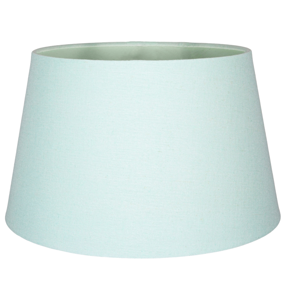 Traditional 14 Inch Duck Egg Linen Drum Table/Pendant Lampshade 60w Maximum b...