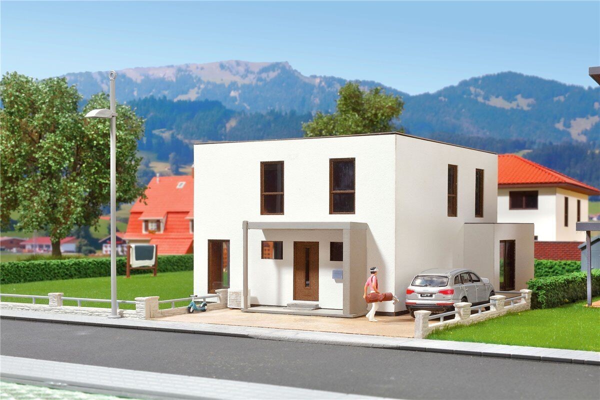 Kibri 38339 H0 cube house Lina with terrace polyplate kit