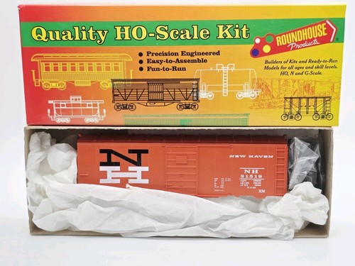 Coche de caja Roundhouse MDC #10705 escala HO AAR New Haven  | Zustand: New
