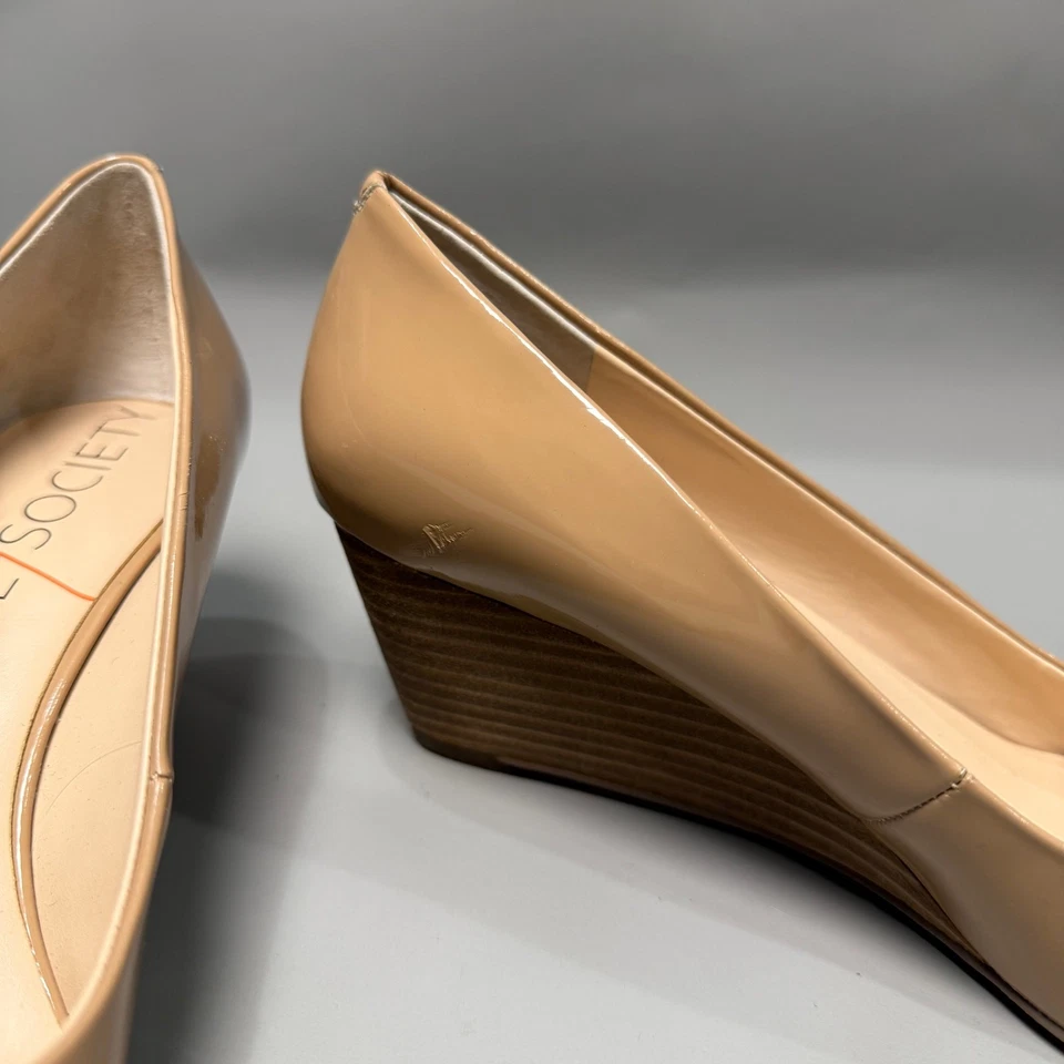 SOLE SOCIETY Peep Toe Wedges - Image 4 of 4