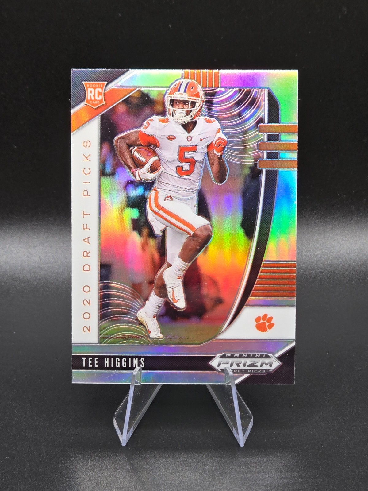 2020 Panini Prizm Draft Picks Prizms Silver #107 Tee Higgins! Clemson