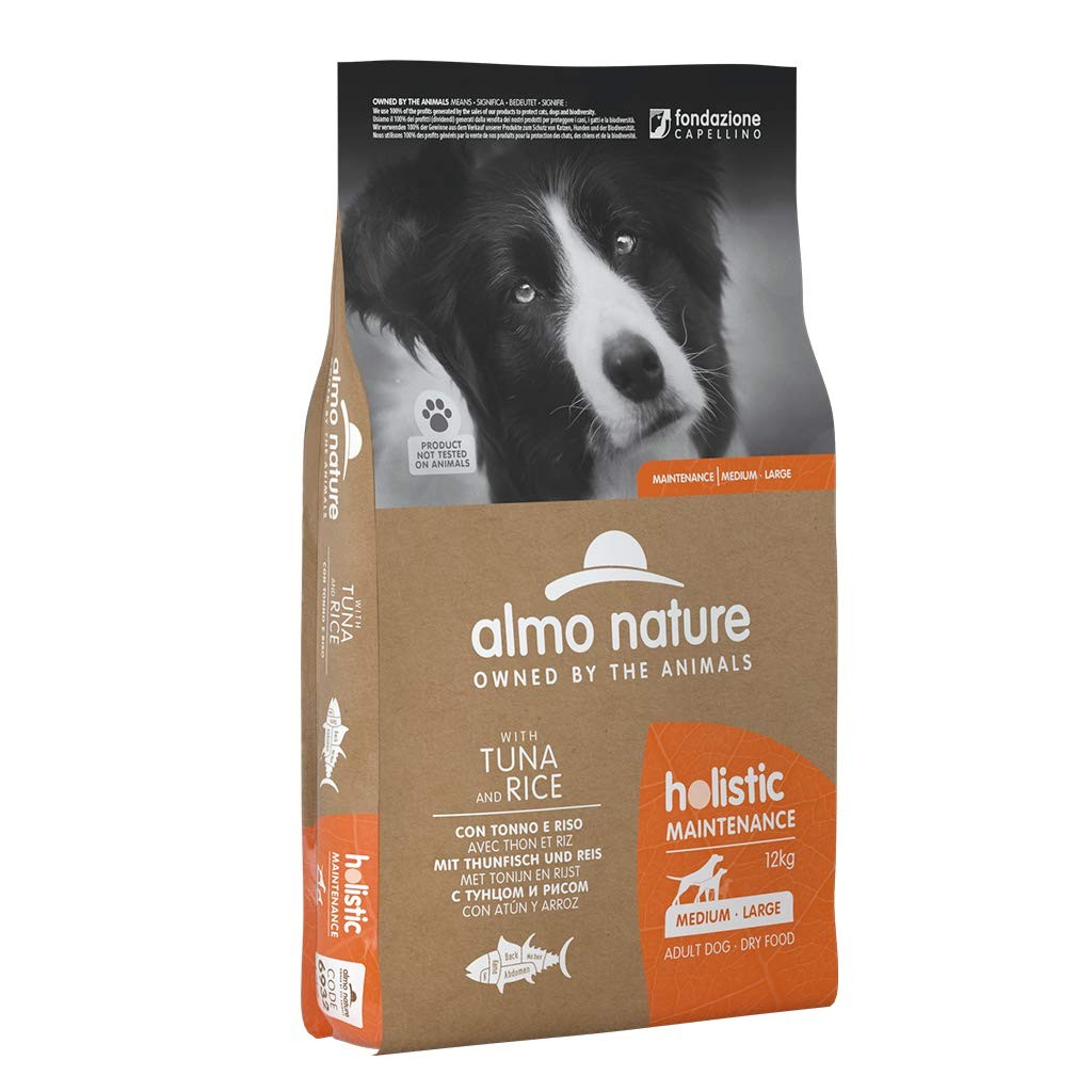 Almo Nature Holistic Cane Adulto Tonno e Riso 12kg - Dieta Equilibrata