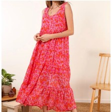 NWT Chokolate Paris Floral Metallic Dress size M 