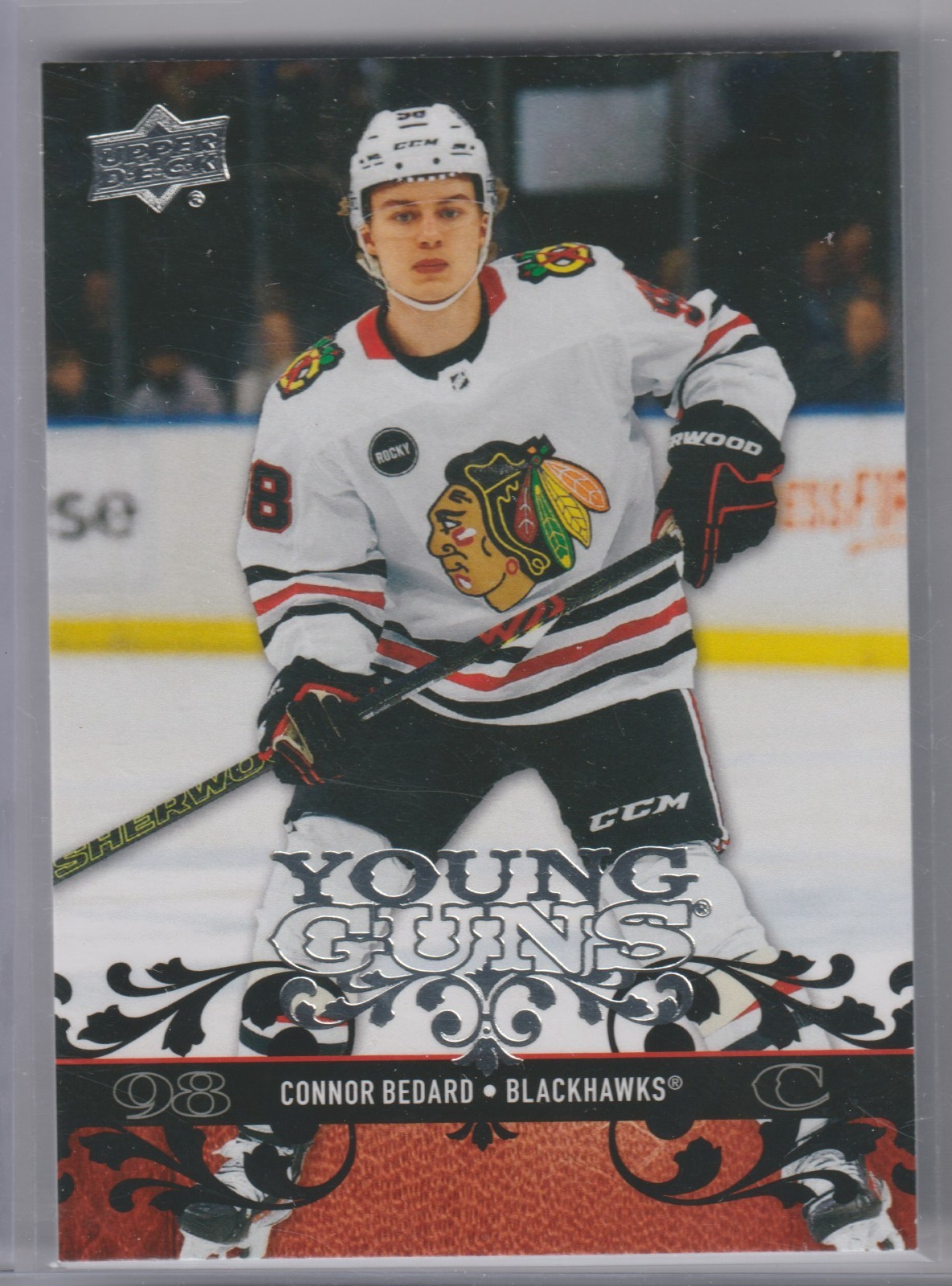 23-24 CONNOR BEDARD RC UPPER DECK EXTENDED 08-09 RETRO YOUNG GUNS ROOKIE #T-47