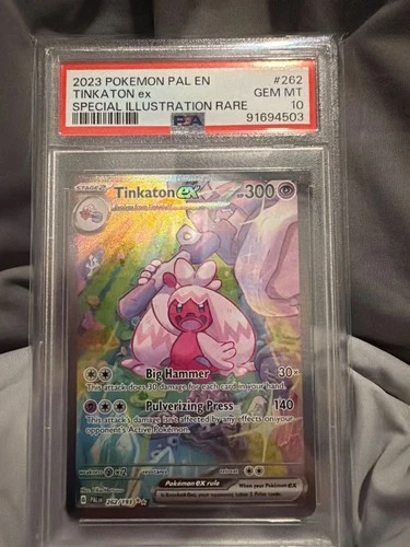 Tinkaton ex 262/193 Sv02: Paldea Evolved Holo PSA graded 10 gem mint