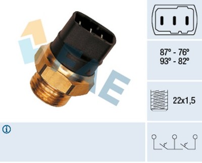 FAE Thermoschalter Temperaturschalter Kühlerlüfter 37950 für VW T4 TRANSPORTER