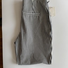 A New Day Women s stripe Pants High Rise Fitted Hip Size 10 R Skinny Ankle ...ZT