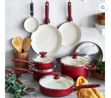 Greenspan 16 Piece Ceramic Cookware Set