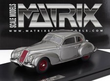 MX40102-263 Alfa Roméo 6C 2500 S Berlinetta Touring Gris métal au 1/43 de Matrix