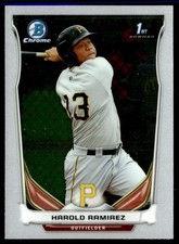 2014 Bowman Chrome Prospects Harold Ramirez Pittsburgh Pirates #BCP77