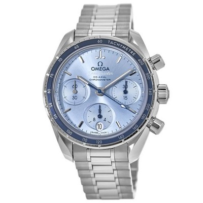 New Omega Speedmaster Ice Blue Dial Unisex Watch 324.30.38.50.03.001