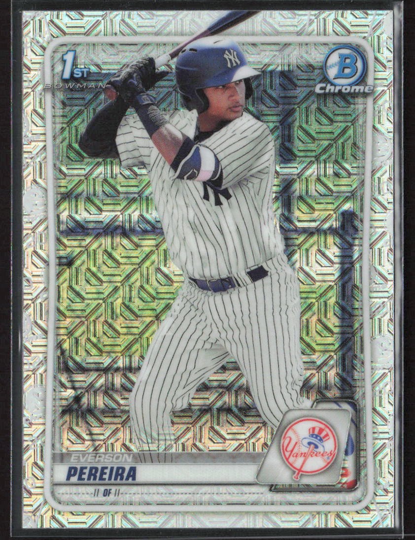2020 Bowman #BCP-51 Everson Pereira Chrome Prospects Mojo Refractor