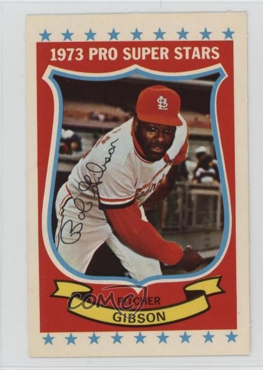 1973 Kellogg's Pro Super Stars Bob Gibson #14 HOF 2v5