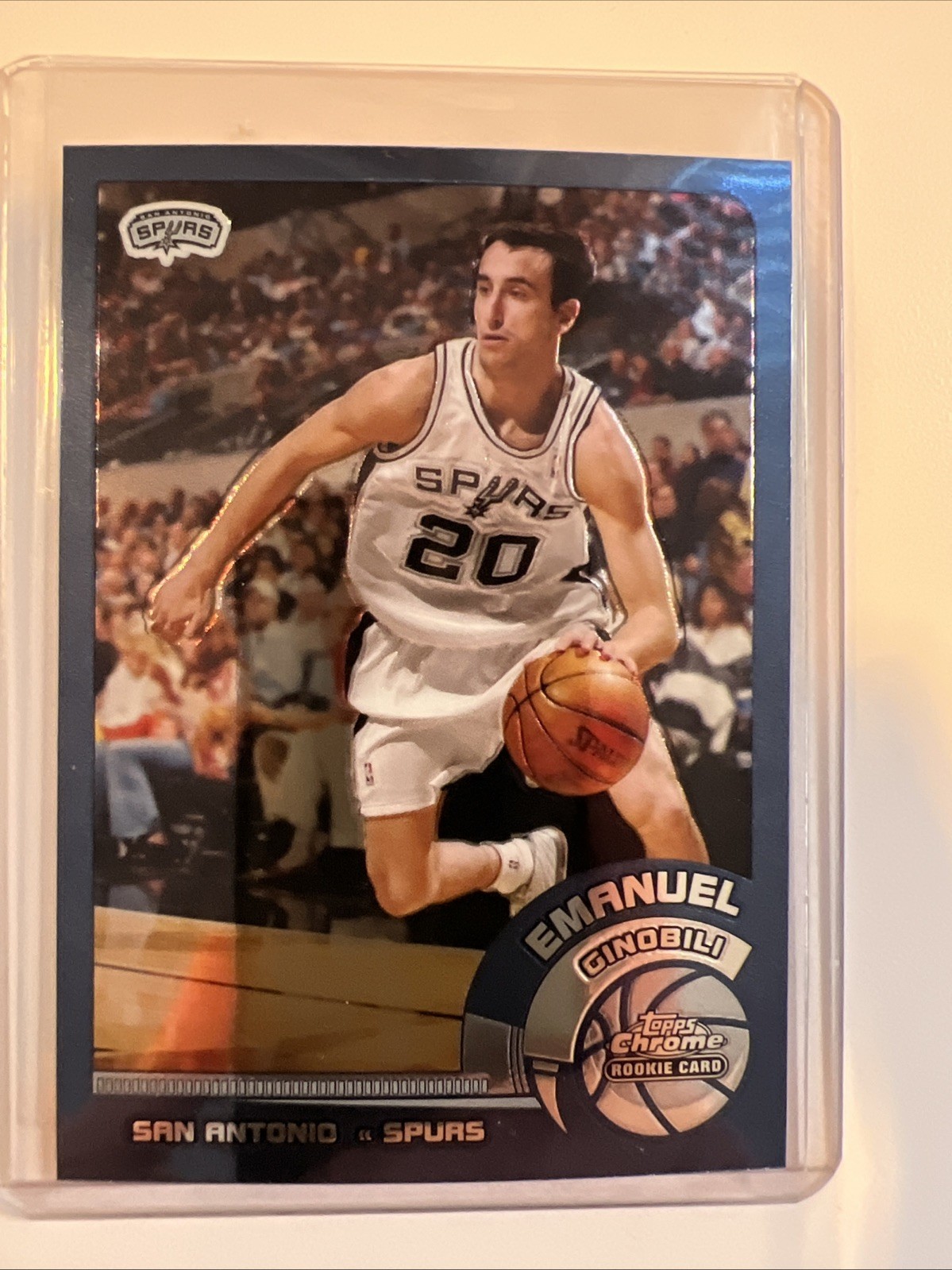 2002-03 Topps Chrome #124 Emanuel Ginobili RC