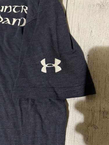 Under Armour God Country Notre Dame T-Shirt Größe M Selten Rarität - Bild 3 von 6