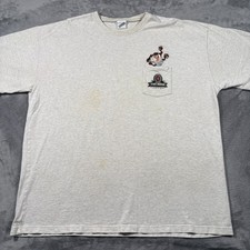 Vintage 1999 Warner Bros Looney Tunes Tasmanian Devil T-Shirt Mens 2XL Gray